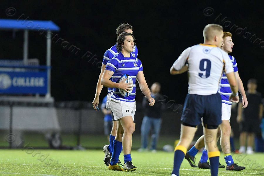 Wheaton Men\'s Rugby vs Mass Maritime.  Photo by Keith Nordstrom